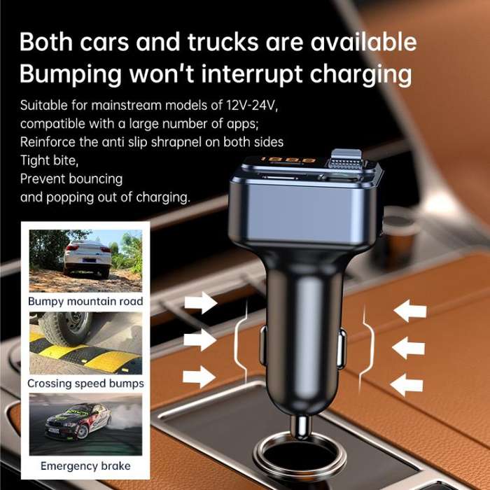 S2 Car Wireless MP3 Player Car Charger(Blue Black)