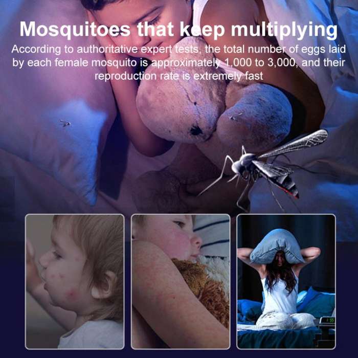 Rechargeable Camping Electric Mosquito Killer Lamp(Blue)