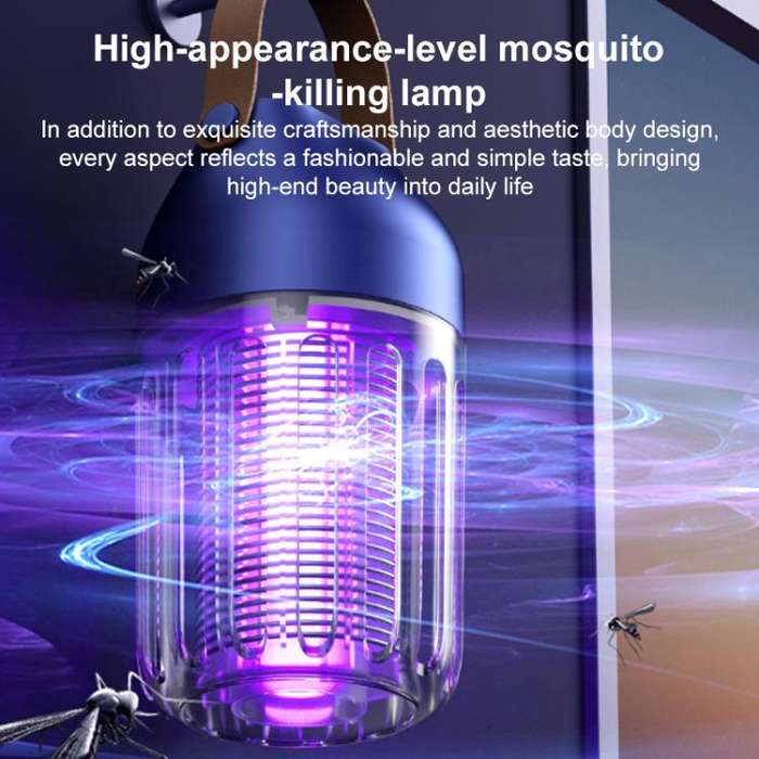 Rechargeable Camping Electric Mosquito Killer Lamp(White)