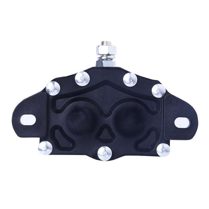 Car Relay Winch Motor Reversing Solenoid Switch DC Six-terminal Relay 2141211A61(Black)