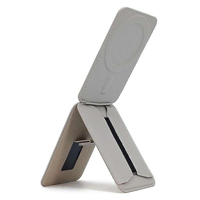 MagSafe Live Broadcast Phone Bracket Card Holder with Elastic Band(Grey)