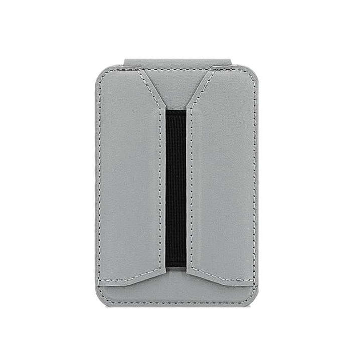 MagSafe Live Broadcast Phone Bracket Card Holder with Elastic Band(Grey)
