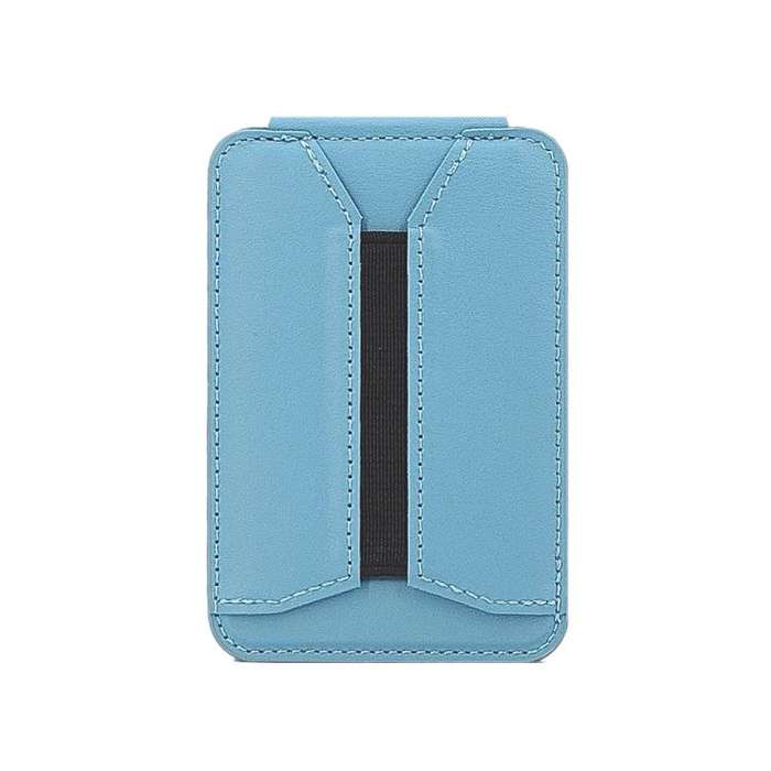 MagSafe Live Broadcast Phone Bracket Card Holder with Elastic Band(Blue)