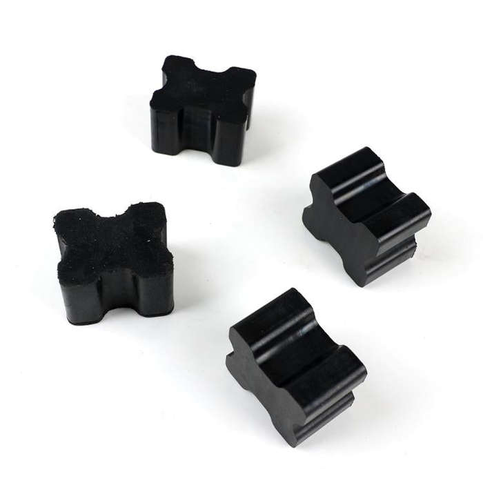 8pcs / Set Car Front Coil Spring Shock Absorber Rubber(Black)
