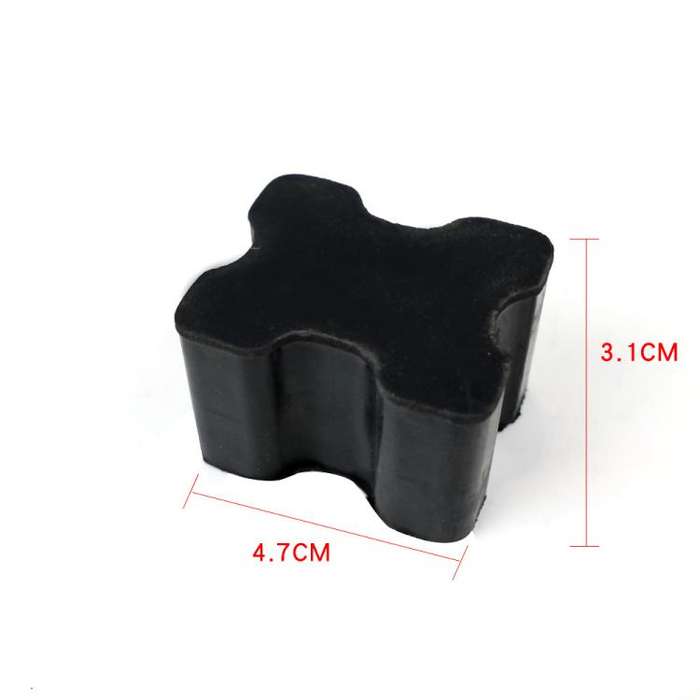 8pcs / Set Car Front Coil Spring Shock Absorber Rubber(Black)