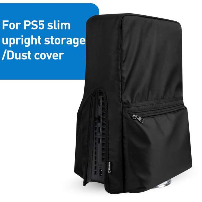 For Sony PlayStation 5 Slim Game Console Storage Dust Cover(Black)