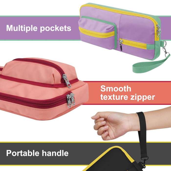 87-Key Universal Mechanical Keyboard Storage Sleeve Bag for Logitech POP Keys(Black)