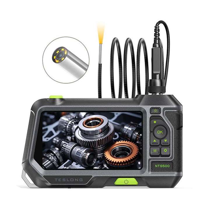 TESLONG NTS500 Industrial Pipeline Endoscope with 5 inch HD Screen, Model:3.9mm Single Lens / 1m