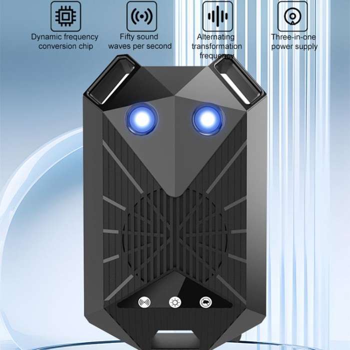 Intelligent Car Ultrasonic Mouse Repeller(Black)