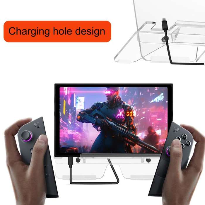 Acrylic Desktop Stand for Legion Go / Nintendo Switch 1 & 2(Transparent)