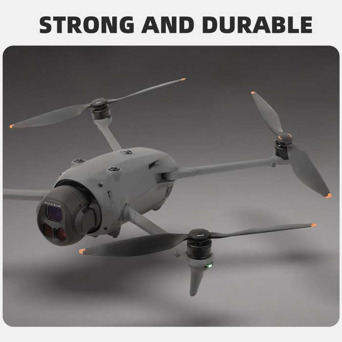 For DJI Mavic 4 Pro Sunnylife 1158F Quick-Release Propellers Blades, Type:One Pair(Silver Tip)