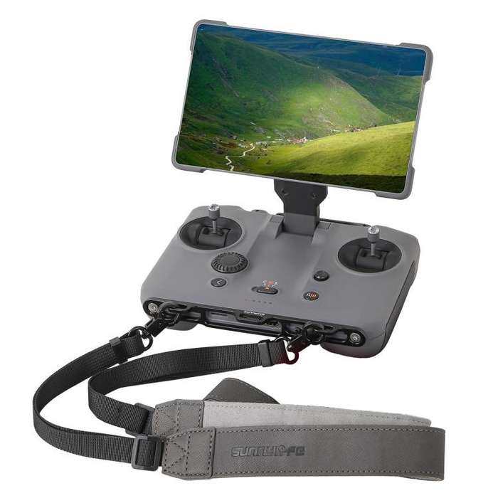 For DJI RC Pro 2 Sunnylife GS013 Multi-Purpose Lanyard with CNC Aluminum Buckle(Grey)