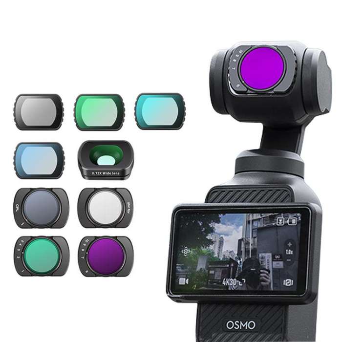 For DJI Osmo Pocket 3 Camera Lens Filter, Filter:VND6-10