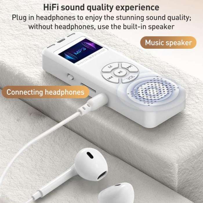 T09 Multifunctional Digital Screen MP3 / MP4 Bluetooth Music Player, Without Memory Card(Black)