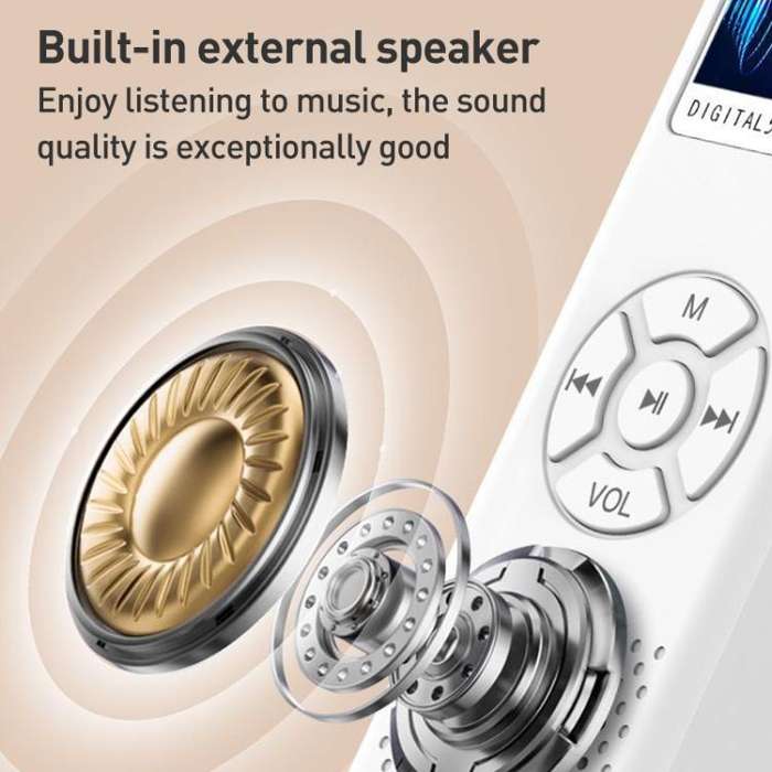 T09 Multifunctional Digital Screen MP3 / MP4 Bluetooth Music Player, Without Memory Card(Black)