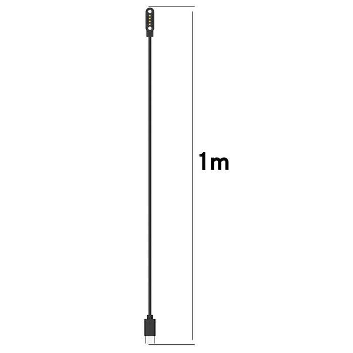 For PLAUD Note AI Voice Recorder Magnetic Charging Cable, Length: 1m(Black)