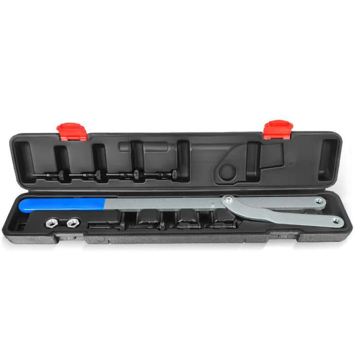 Car Fan Clutch Camshaft Pulley Disassembly Tool Adjustment Wrench(Black)