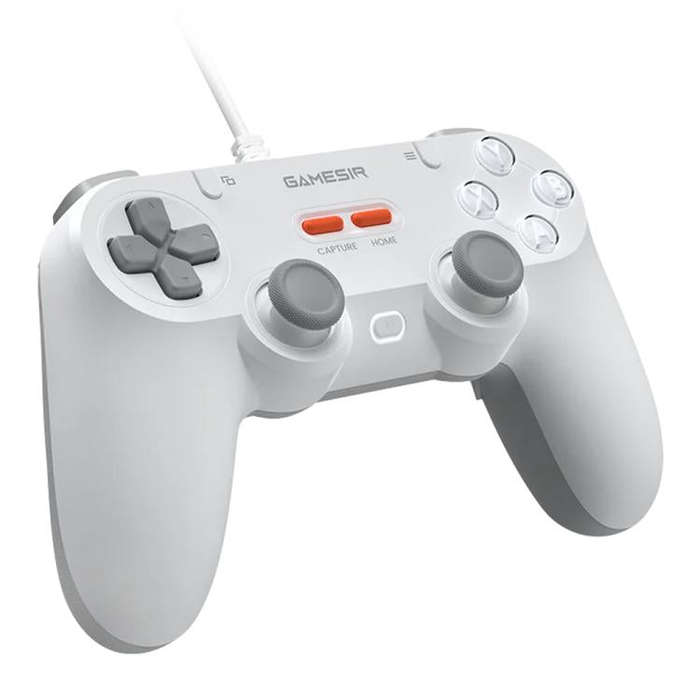 GameSir Tegenaria Lite Wired Symmetric Game Controller for PC / Steam / Switch / iOS / Android(Wh...