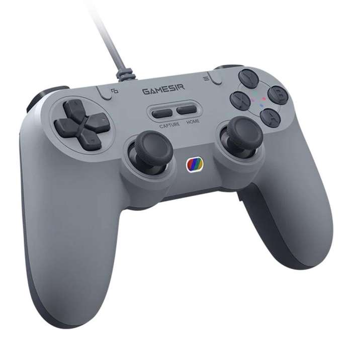 GameSir Tegenaria Lite Wired Symmetric Game Controller for PC / Steam / Switch / iOS / Android(Grey)