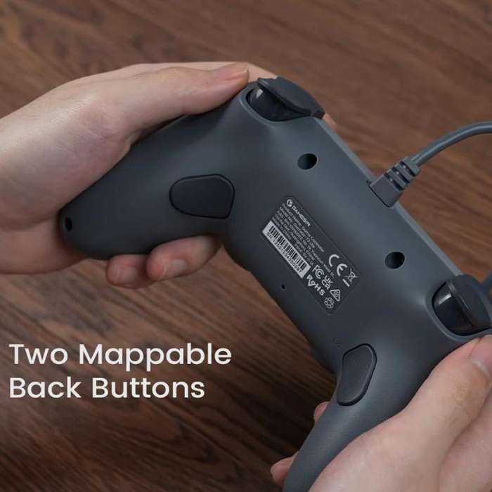 GameSir Tegenaria Lite Wired Symmetric Game Controller for PC / Steam / Switch / iOS / Android(Wh...