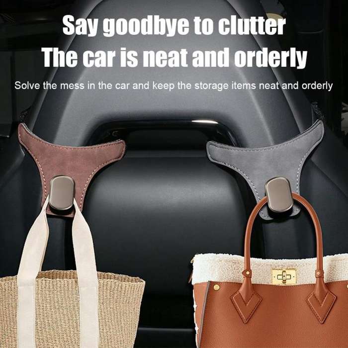 Car Sports Seat Back Hanger Hook(Brown)