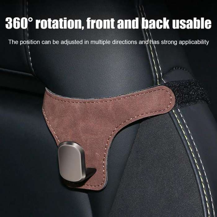 Car Sports Seat Back Hanger Hook(Brown)