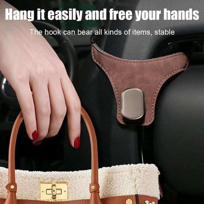 Car Sports Seat Back Hanger Hook(Brown)