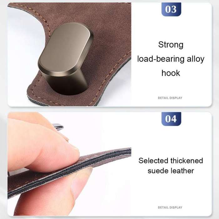 Car Sports Seat Back Hanger Hook(Brown)