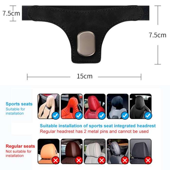 Car Sports Seat Back Hanger Hook(Brown)
