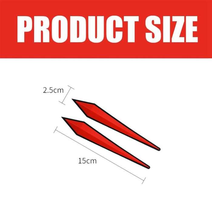 4pcs / Set Car Door Anti-collision PVC Strip, Size: 15x2.5cm(Black)