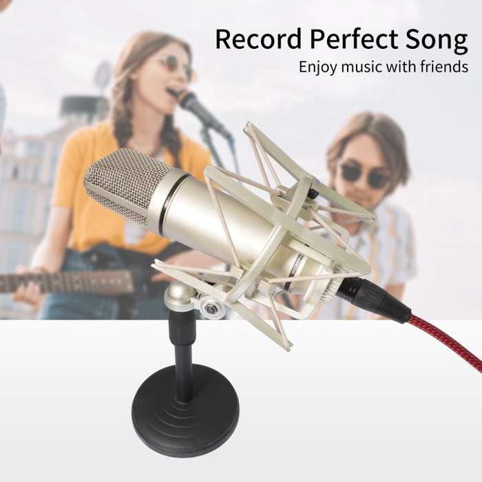 USB-A to XLR Female Audio Recording Cable for Dynamic Microphone, Length:3m(Black Red)