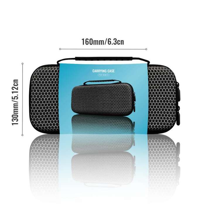 For Nintendo Switch 2 EVA Shockproof Portable Storage Handbag(Black)