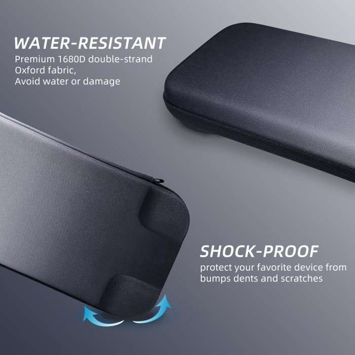 For Nintendo Switch 2 EVA Portable Shockproof Waterproof Portable Game Console Storage Bag(Black ...