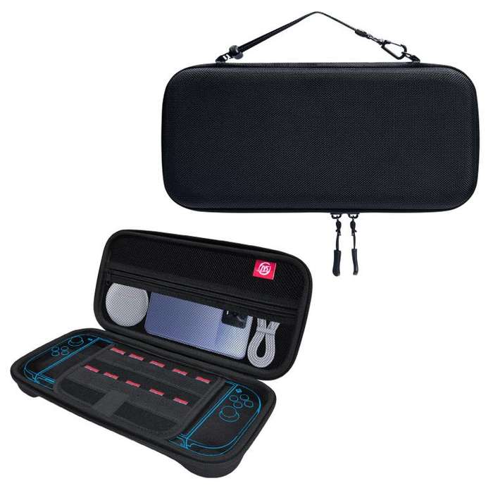 For Nintendo Switch 2 EVA Portable Shockproof Waterproof Portable Game Console Storage Bag(Black)
