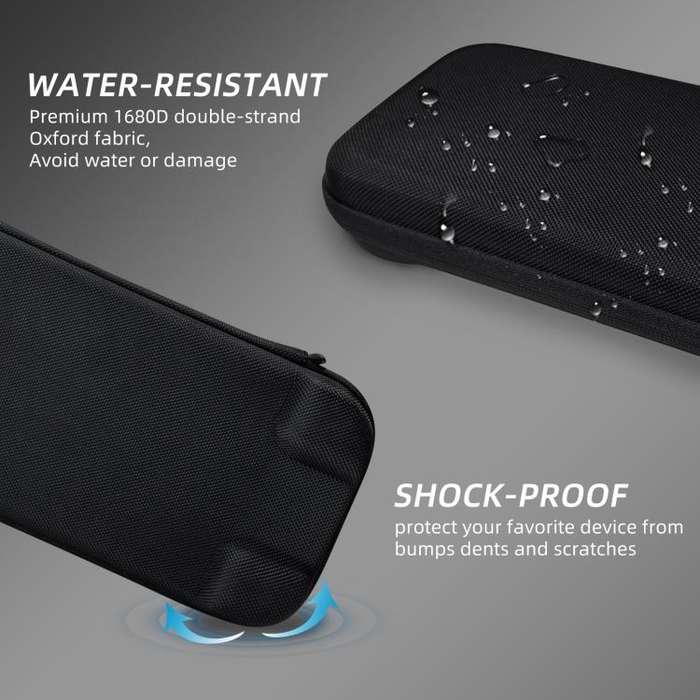 For Nintendo Switch 2 EVA Portable Shockproof Waterproof Portable Game Console Storage Bag(Black)