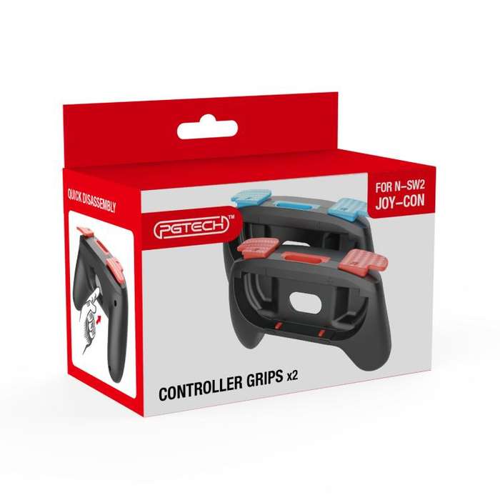 For Nintendo Switch 2 2pcs Game Handle Sports Grip(Black)