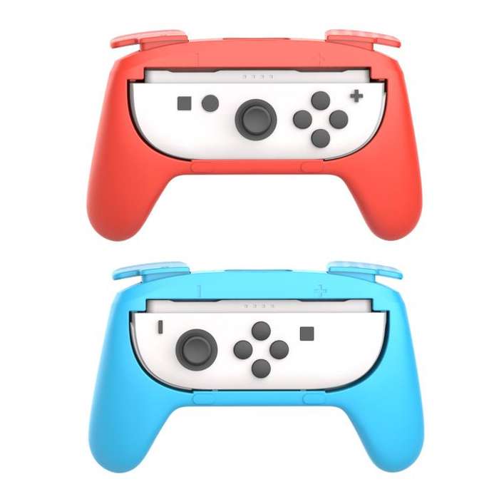 For Nintendo Switch 2 2pcs Game Handle Sports Grip(Red Blue)