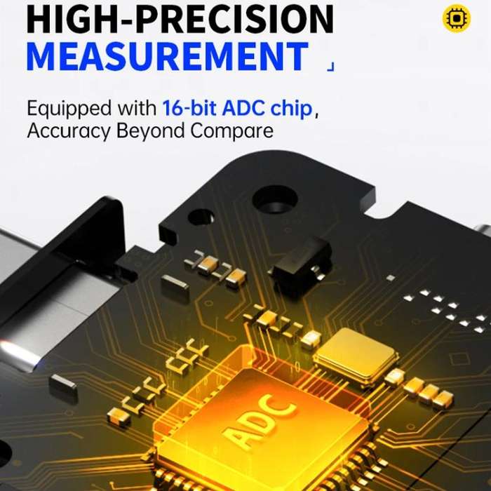 Fnirsi FNAC-28 Multi-function Type-C & USB Professional Grade Ripple Monitoring Tester