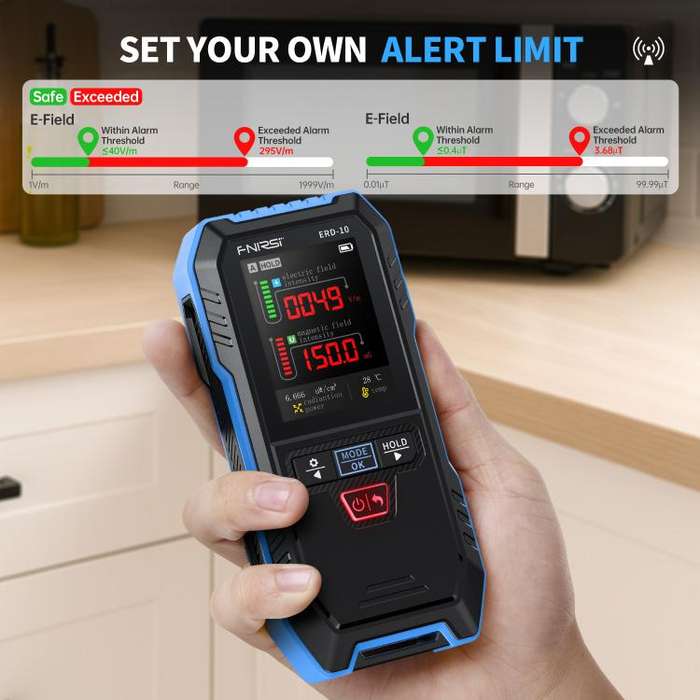 FNIRSI ERD-10 3 in 1 Electromagnetic Radiation Detector