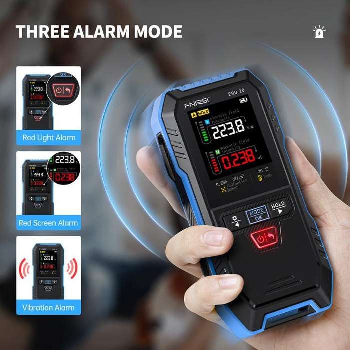 FNIRSI ERD-10 3 in 1 Electromagnetic Radiation Detector