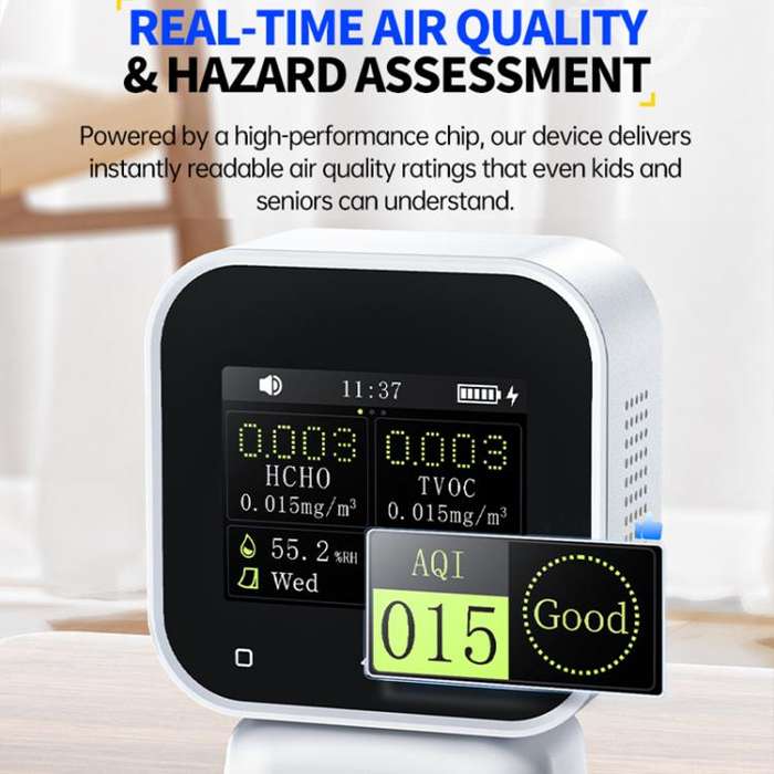 FNIRSI SFD?02 4 in 1 Indoor Air Quality Monitor