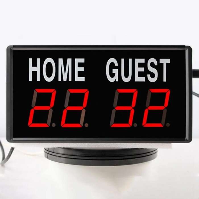 KYX--0014 LED Portable Electronic Scoreboard Remote Control Sports Game Score Record, Plug:US Plu...