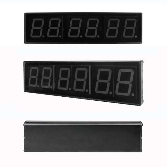 KYX--0040 4 inch 6-digit LED Sports Fitness Multi-function Timer, Plug:AU Plug(Black)