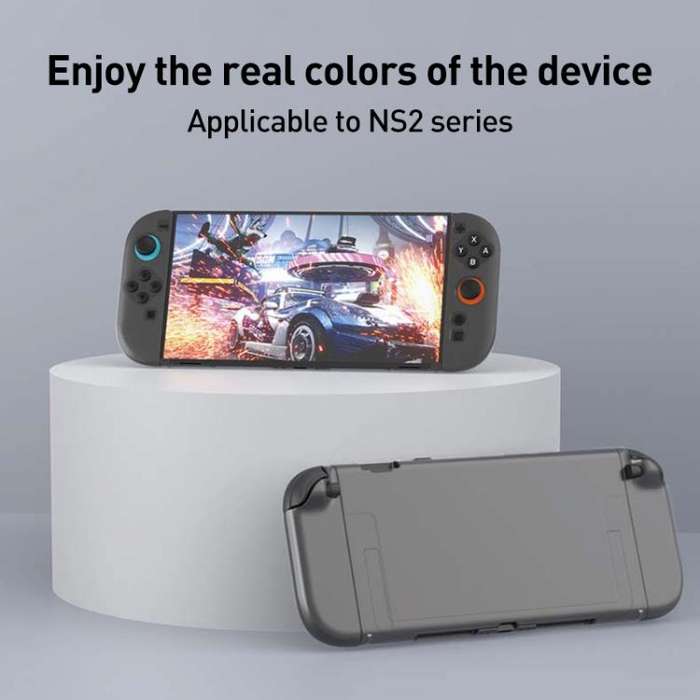 For Nintendo Switch 2 iPlay HBS-2817 6 in 1 Controller Transparent Protective Case