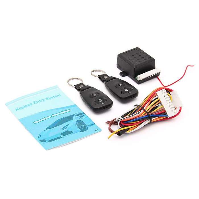 Universal Car Security Anti-Theft System Keyless Entry System Kit(Black)