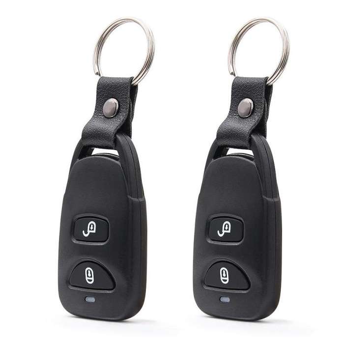 Universal Car Security Anti-Theft System Keyless Entry System Kit(Black)