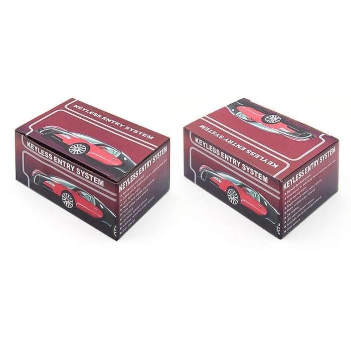 Universal Car Security Anti-Theft System Keyless Entry System Kit(Black)