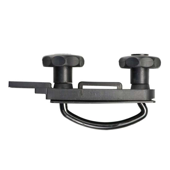 Car Roof Luggage Box Fixing Installation Accessories Roof U-bolt U-hook Clamp Kit(Black)