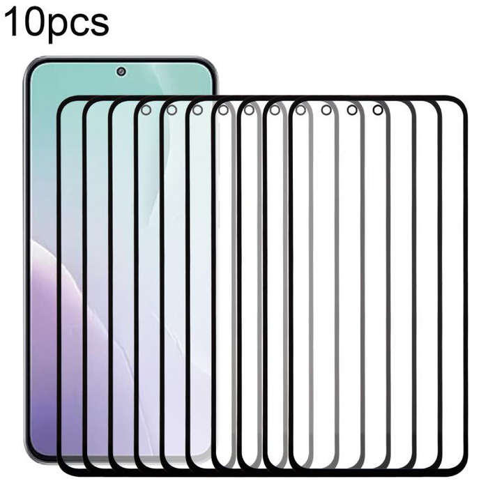 For Samsung Galaxy M56 SM-M566B 10pcs Front Screen Outer Glass Lens with OCA Optically Clear Adhe...