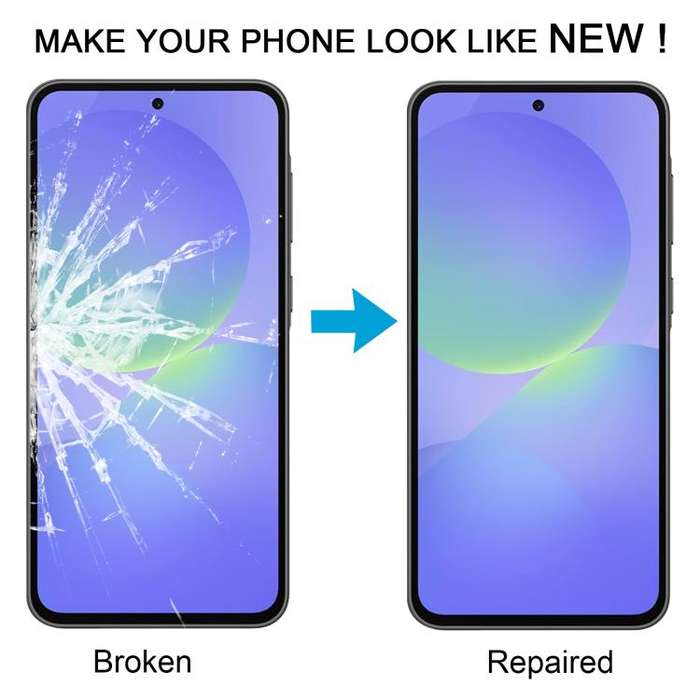 For Samsung Galaxy A36 SM-A366B 10pcs Front Screen Outer Glass Lens with OCA Optically Clear Adhe...